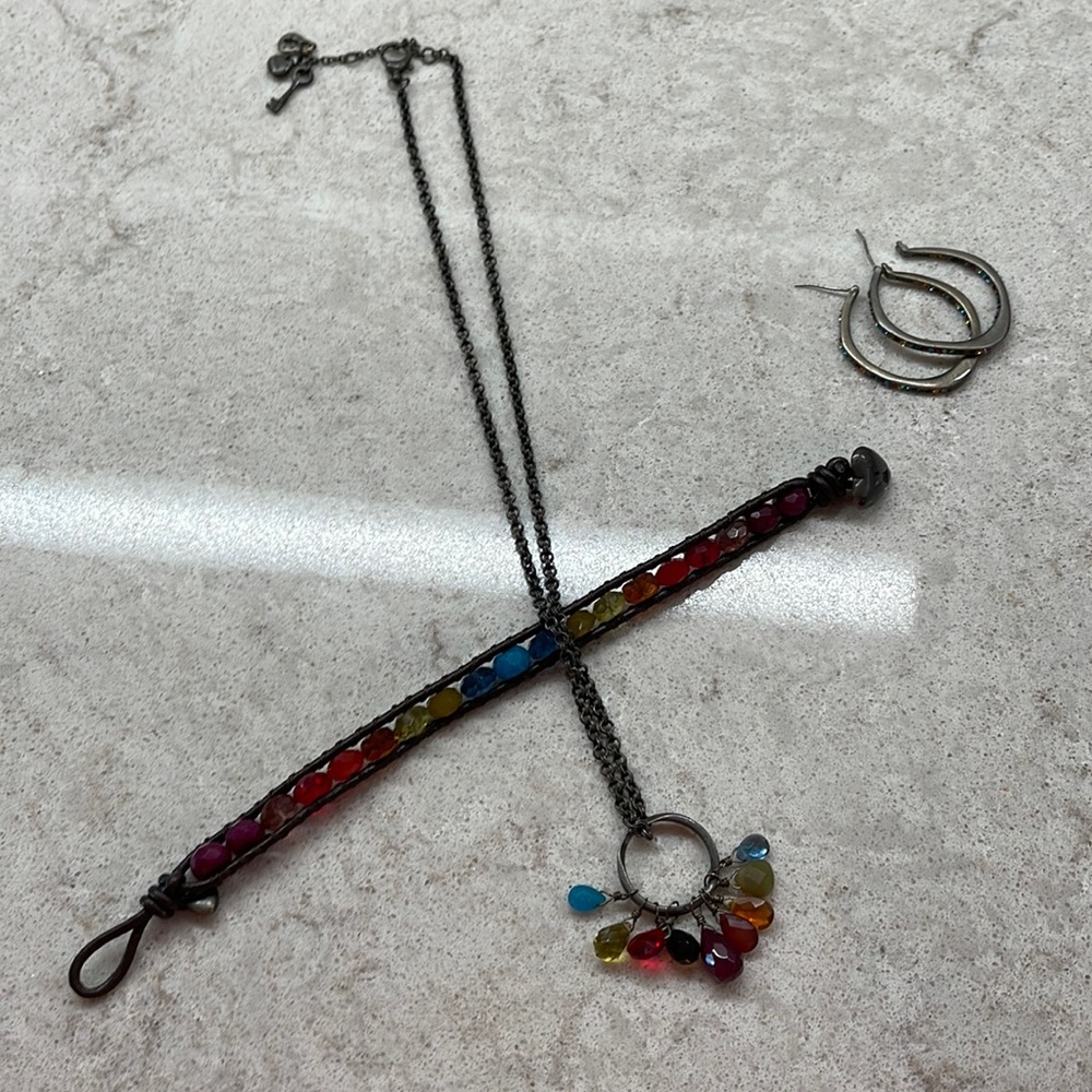 FOSSIL PRIDE RAINBOW JEWELRY SET